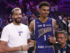The Unbelievable Height Difference Between Gobert and Valenciaga is Mind-Boggling